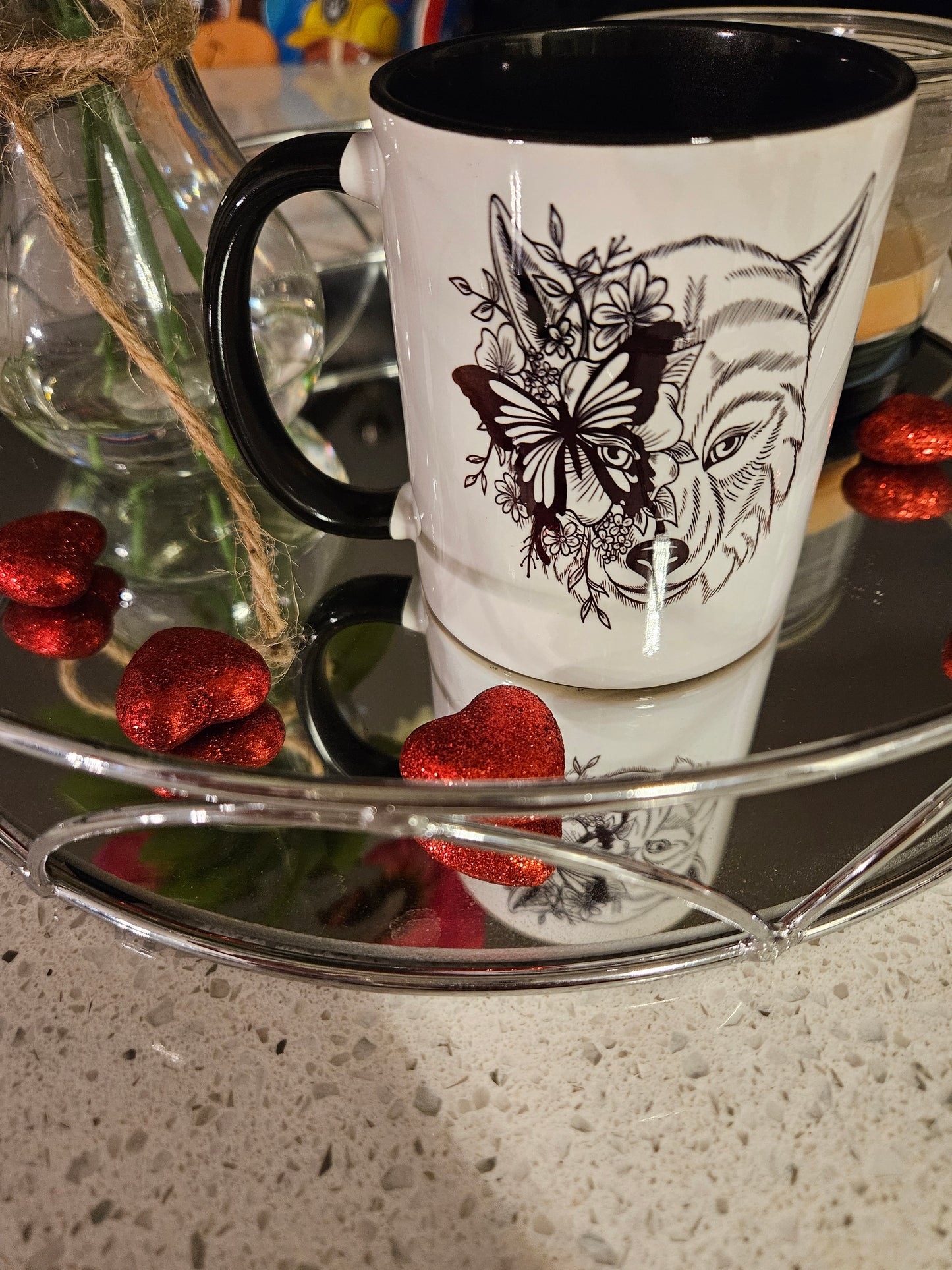 Lupus butterfly/wolf Mug