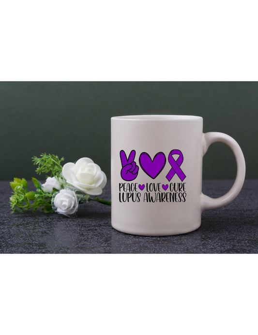 Love Peace Cure Mug